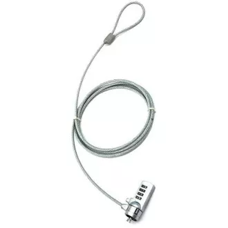 PREMIUMCORD Bezpečnostný zámok na NTB 1, 8m Kensington Lock (4 miestny kód, oceľové lanko) PREMIUMCORD Bezpečnostný zámok na NTB 1, 8m Kensington Lock (4 miestny kód, oceľové lanko)