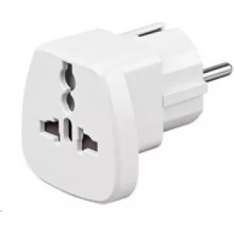 Goobay Univerzálny cestovný adaptér pre zahraničné spotrebiče do CZ zásuvky IEC 320 C13 Goobay Univerzálny cestovný adaptér pre zahraničné spotrebiče do CZ zásuvky IEC 320 C13