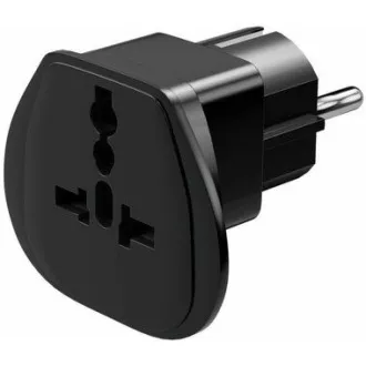 Goobay Univerzálny cestovný adaptér pre zahraničné spotrebiče do CZ zásuvky IEC 320 C13 Goobay Univerzálny cestovný adaptér pre zahraničné spotrebiče do CZ zásuvky IEC 320 C13
