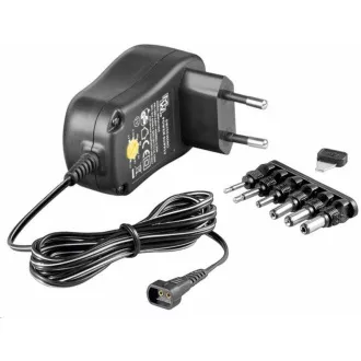 Goobay Univerzálny napájací adaptér 230V/3-12V jednosmerný 1000mA