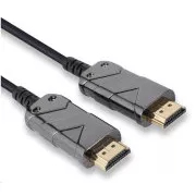 PREMIUMCORD Ultra High Speed HDMI 2.1 optický fiber kábel 8K @ 60Hz, pozlátené 25m