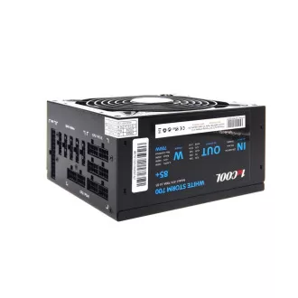 1stCOOL zdroj 700W WHITE STORM 700, APFC, 85+, modulárny, ATX
