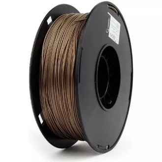 GEMBIRD Tlačová struna (filament) PLA PLUS, 1,75mm, 1kg, zlatá metalická