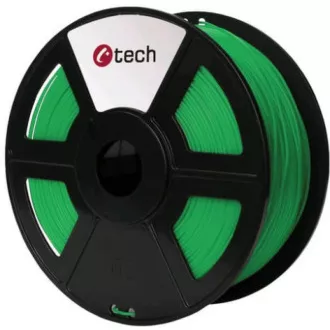 C-TECH Tlačová struna (filament) ABS, 1, 75mm, 1kg, zelená