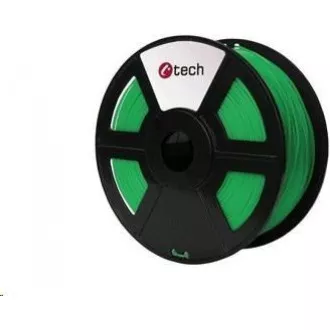 C-TECH Tlačová struna (filament) ABS, 1, 75mm, 1kg, zelená