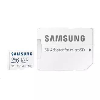 Samsung micro SDXC karta 256GB EVO Plus + SD adaptér Samsung micro SDXC karta 256GB EVO Plus + SD adaptér