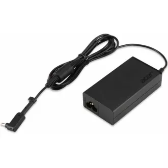 ACER 45W_USB Type C Adapter, Black - pre zariadenia s USB C, EU POWER CORD (RETAIL PACK)