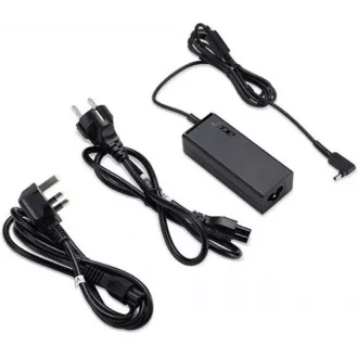 ACER ADAPTER 45W_3mm 19V ADAPTER, Black - EU and UK POWER CORD - pre zariadenia s AC adaptérom 45W 3mm ACER ADAPTER 45W_3mm 19V ADAPTER, Black - EU and UK POWER CORD - pre zariadenia s AC adaptérom 45W 3mm