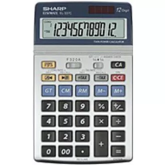 SHARP kalkulačka - EL337C - strieborná