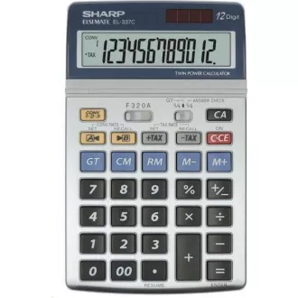 SHARP kalkulačka - EL337C - strieborná
