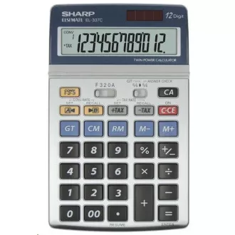 SHARP kalkulačka - EL337C - strieborná
