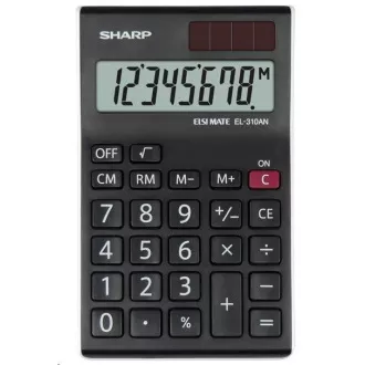 SHARP kalkulačka - EL-310ANWH - čierna