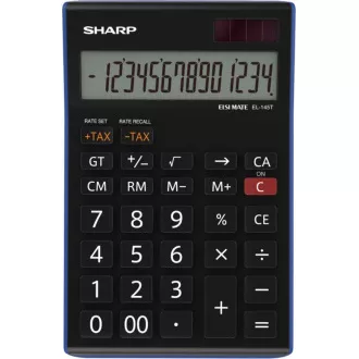 SHARP kalkulačka - EL-145TBL - čierna