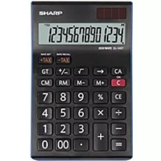 SHARP kalkulačka - EL-145TBL - čierna