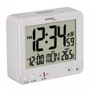 TechnoLine WT 195W - digitálny budík biely s teplomerom