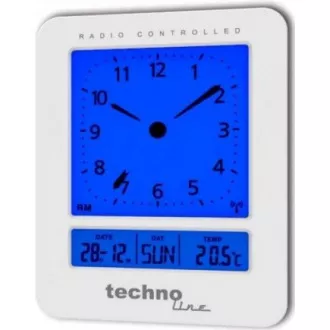 TechnoLine WT 745W - Budík s analógovým LCD displejom a teplomerom
