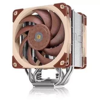 NOCTUA Chladič CPU NH-U12A, 2x 120mm, LGA1851, AM5, hnedá/strieborná