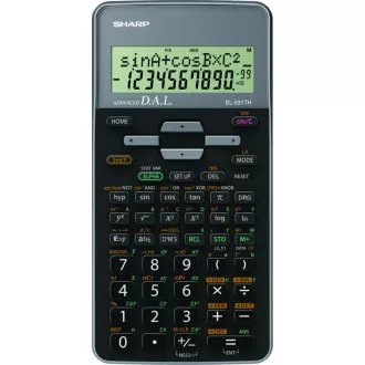 SHARP kalkulačka - EL531THBGR - zelená - blister