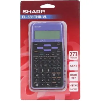 SHARP kalkulačka - EL531THBVL - fialová - blister