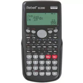 REBELL kalkulačka - SC2080S - čierna