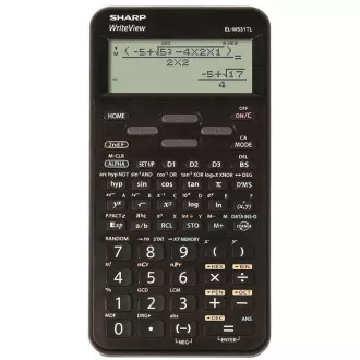 SHARP kalkulačka - ELW531TLBBK - Blister - čierna
