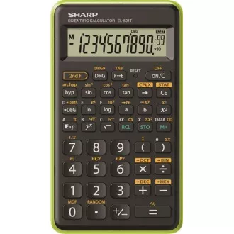 SHARP kalkulačka - EL-501T - biela (balenie box)