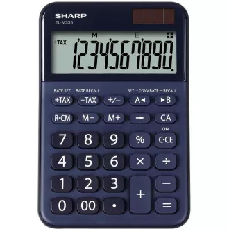 SHARP kalkulačka - ELM335BBL - čierna