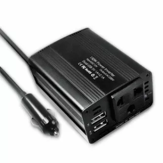 EUROCASE menič napätia AC/DC, 12V/220V, 150W, USB, autozástrčka EUROCASE menič napätia AC/DC, 12V/220V, 150W, USB, autozástrčka