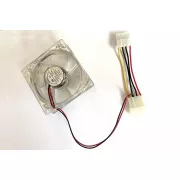 EUROCASE ventilátor 80mm, 12V/0, 14A, presvetlený RGB (molex)