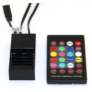 EUROCASE controller + diaľkový ovládač pre RGB ventilátor