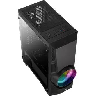 AEROCOOL skriňa AeroEngine RGB, Mid tower, 1x USB 3.0, 2x USB 2.0, 2x audio, bez zdroja AEROCOOL skriňa AeroEngine RGB, Mid tower, 1x USB 3.0, 2x USB 2.0, 2x audio, bez zdroja
