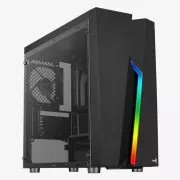 AEROCOOL skriňa Bolt Mini, Micro tower, 1x USB 3.0, 2x USB 2.0, 2x audio, bez zdroja