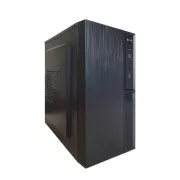 EUROCASE skriňa MC MF-320B, Micro Tower, 1x USB-C, 2x USB 3.0, 2x audio, bez zdroja