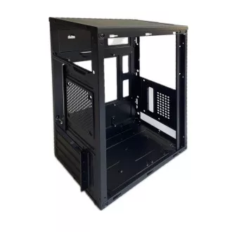 EUROCASE skriňa MC MF-320B, Micro Tower, 1x USB-C, 2x USB 3.0, 2x audio, bez zdroja