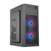 EUROCASE skriňa ML N6-530B, Midi Tower, 1xUSB-C, 2xUSB 3.0, 2x audio, bez zdroja