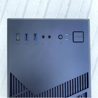 EUROCASE skriňa ML N6-560B, Midi Tower, 1xUSB-C, 2xUSB 3.0, 2x audio, bez zdroja