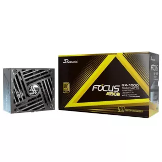 SEASONIC zdroj 1000 W Focus GX-1000, 80+ GOLD, ATX 3.1, PCIe 5.1