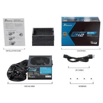 SEASONIC zdroj 850W G12-GC, 80+ Gold, 120mm