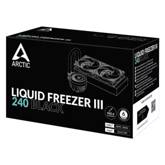 ARCTIC Vodný chladič Liquid Freezer III 240, 2x120mm, AM5, LGA1851, čierna