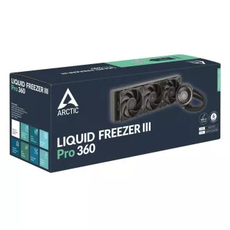 ARCTIC Vodný chladič Liquid Freezer III 360 Pro, 3x120mm, AM5, LGA1851, čierna ARCTIC Vodný chladič Liquid Freezer III 360 Pro, 3x120mm, AM5, LGA1851, čierna