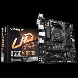 GIGABYTE MB Sc AM4 B550 DS3H, AMD B550, 4xDDR4, HDMI