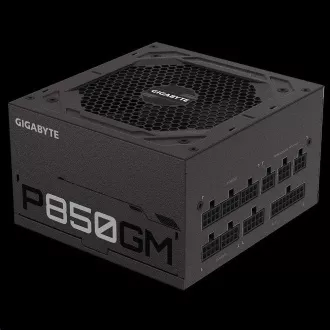 GIGABYTE zdroj P850GM, 850W, 80plus gold, modular, 120mm fan GIGABYTE zdroj P850GM, 850W, 80plus gold, modular, 120mm fan