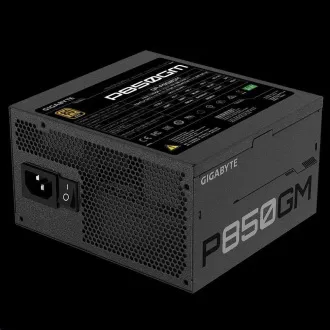 GIGABYTE zdroj P850GM, 850W, 80plus gold, modular, 120mm fan GIGABYTE zdroj P850GM, 850W, 80plus gold, modular, 120mm fan
