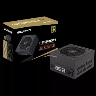 GIGABYTE zdroj P850GM, 850W, 80plus gold, modular, 120mm fan GIGABYTE zdroj P850GM, 850W, 80plus gold, modular, 120mm fan