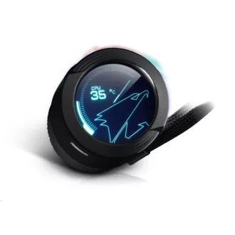 GIGABYTE vodný chladič AORUS WATERFORCE X 360, 120mm ARGB, LCD displej GIGABYTE vodný chladič AORUS WATERFORCE X 360, 120mm ARGB, LCD displej