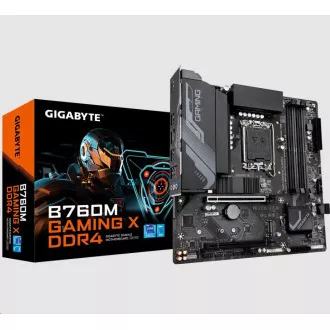 GIGABYTE MB Sc LGA1700 B760 GAMING X DDR4, Intel B760, 4xDDR4, 1xDP, 1xHDMI, mATX