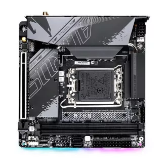 GIGABYTE MB Sc LGA1700 B760A AORUS PRO, Intel B760, 2xDDR5, 1xDP, 1xHDMI, mini-ITX