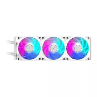 GIGABYTE vodný chladič AORUS WATERFORCE II 360I, 3x120mm, ARGB, LGA1851, AM5, Biela
