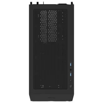 GIGABYTE case GB-C102G, Mid Tower, 2x USB3.0, Priehľadná bočnica, 2x 120mm Fan, čierna