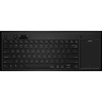 RAPOO klávesnica K2800 bezdrôtová s TouchPadom, čierna